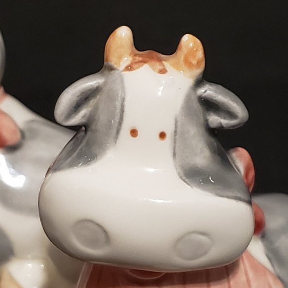 Cows Salt Pepper Vintage NC Cameron Shakers - Picture 4 of 6